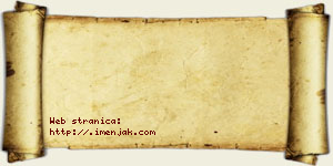 Isak Josipović vizit kartica